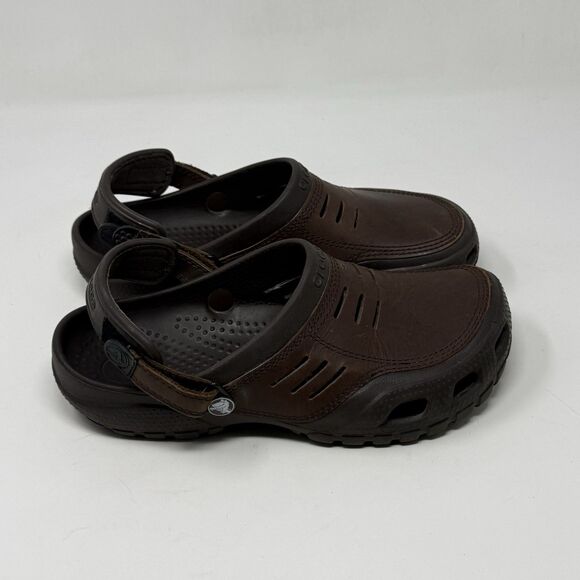 Crocs Yukon Vista II LiteRide Clog Mens 8 Brown Comfy Casual Vacation Beach main image 15